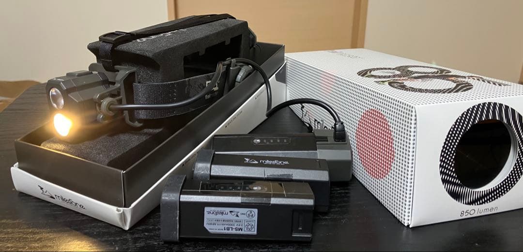 milestone MS-F1 Trail Master予備電池2個MS-LB1
