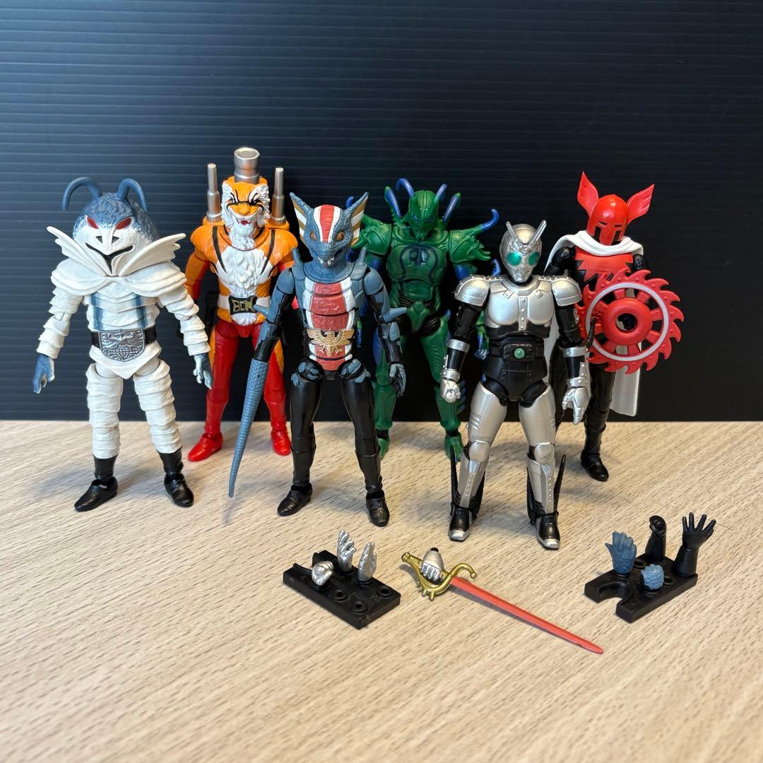 【食玩】SHODO 仮面ライダー　怪人　6体セット　フィギュア