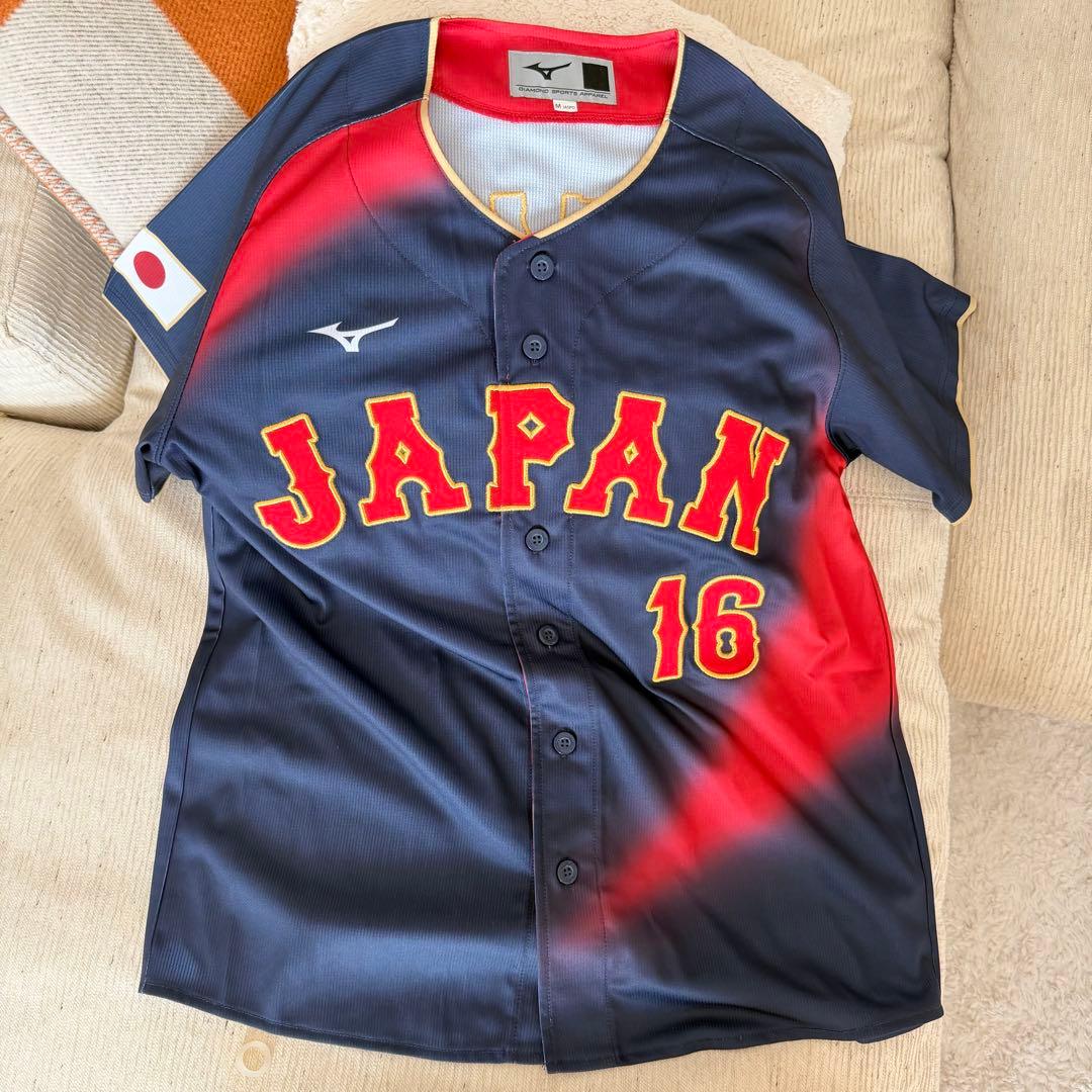 【新品】WBC 2026 大谷翔平 レプリカユニフォーム ビジター 16番 M