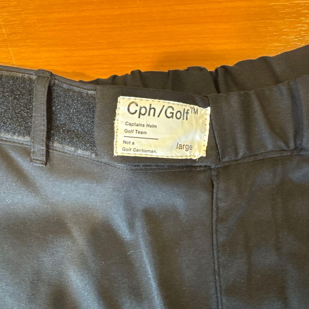 Cph/Golf™ キャプテンズヘルム　ゴルフ ショーツ ハーフパンツ　黒　L
