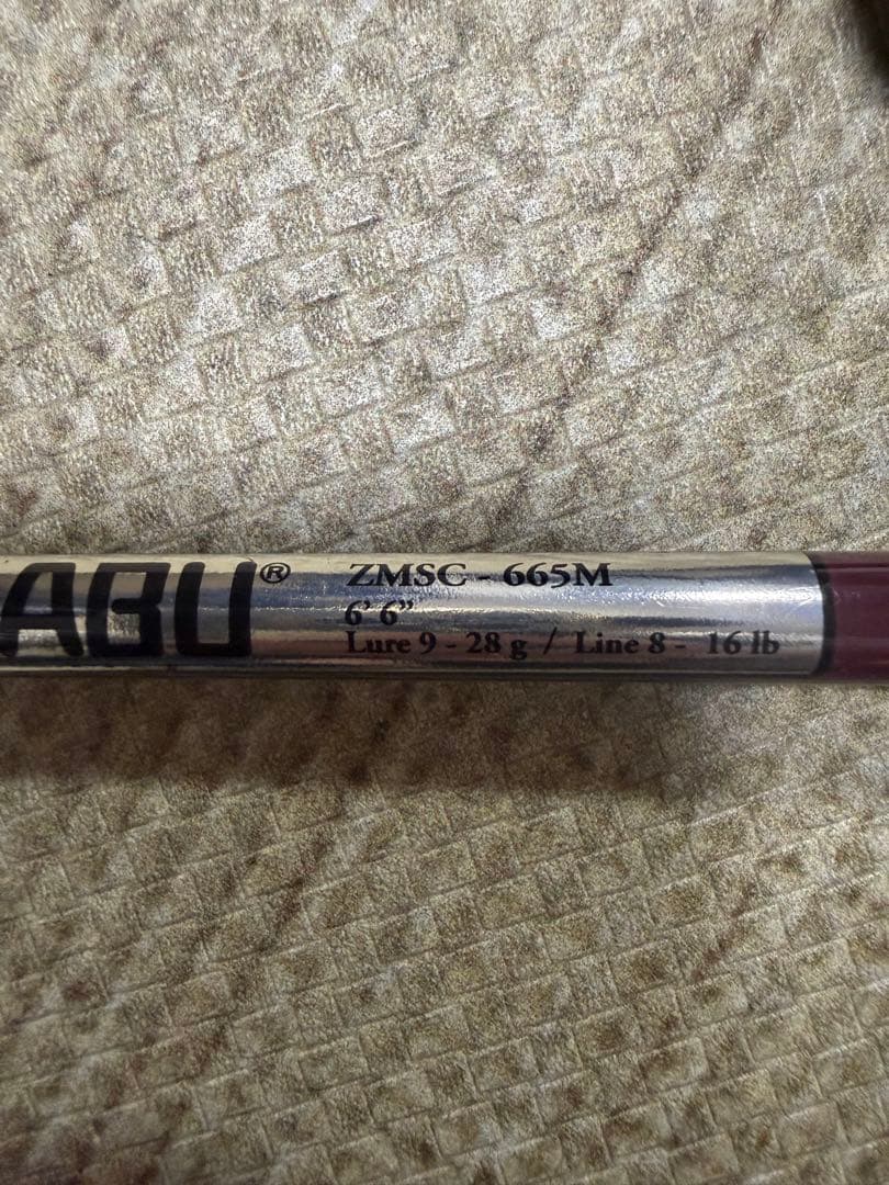 「美品‼️」ABU ZMSC-665M バスロッド 6フィート