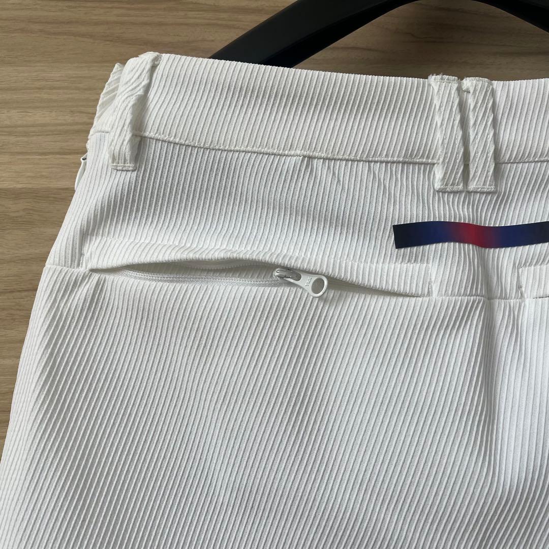 新品★28,600円 パーリーゲイツ 裾プリーツスカート 春夏ホワイトスカート0