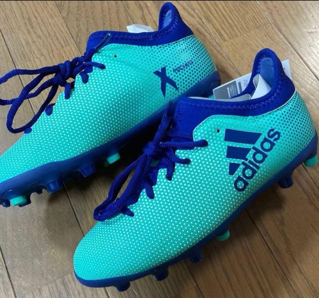 アディダス サッカースパイク　24cm 新品　エメラルドグリーン