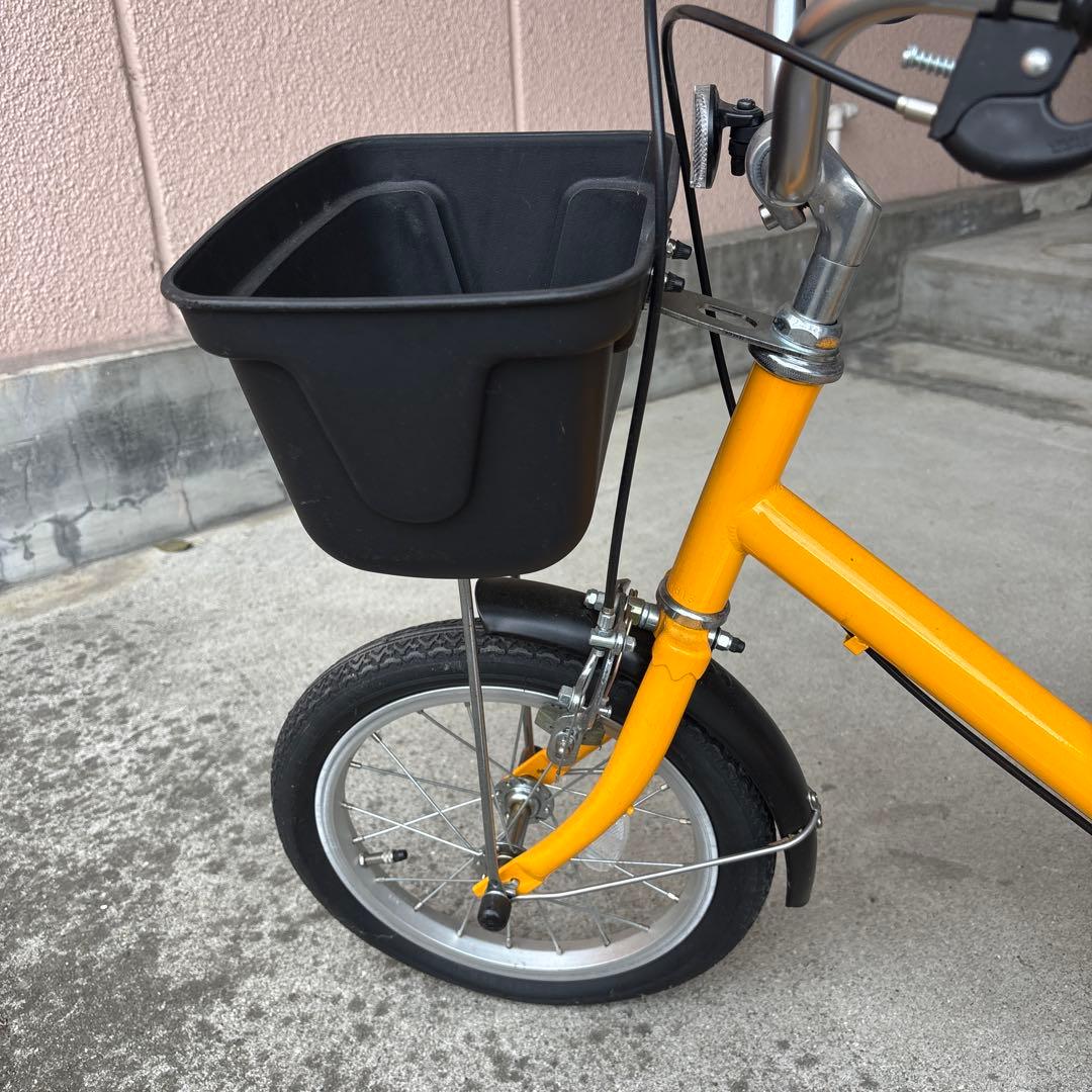 無印良品 子供用自転車 補助輪・押し棒付き 16インチ