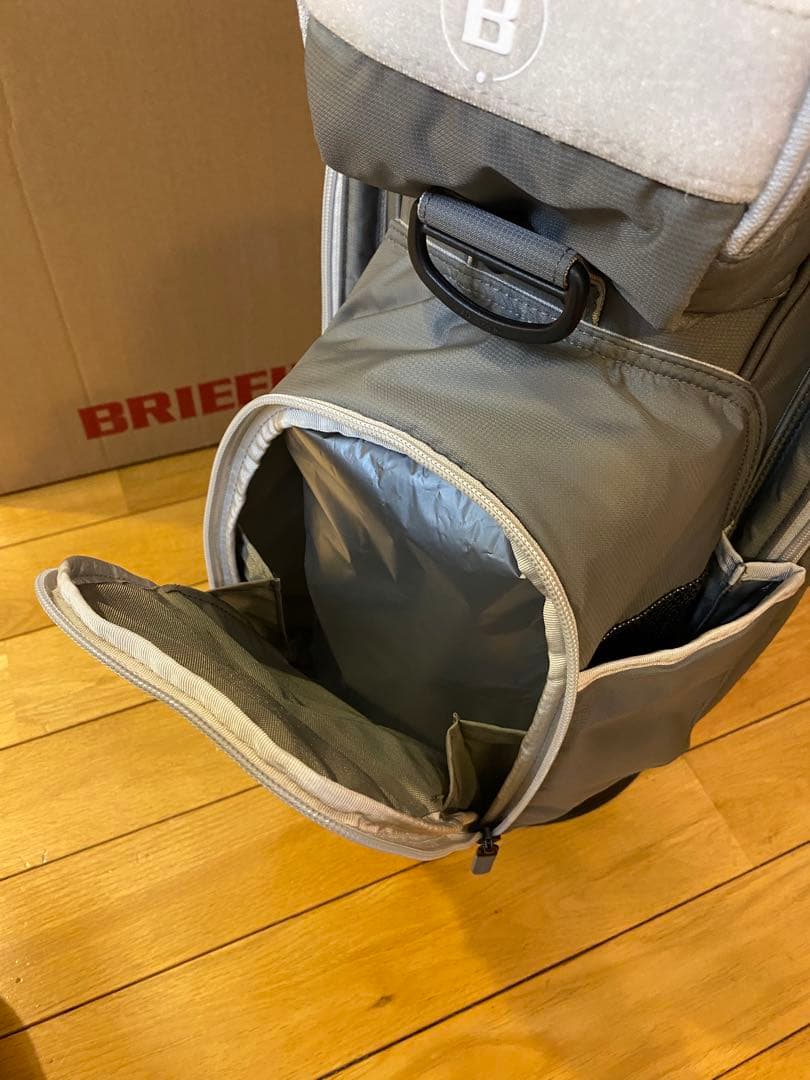 【未使用品】BRIEFING キャディバッグ CR-6 ♯3 ライトグレー