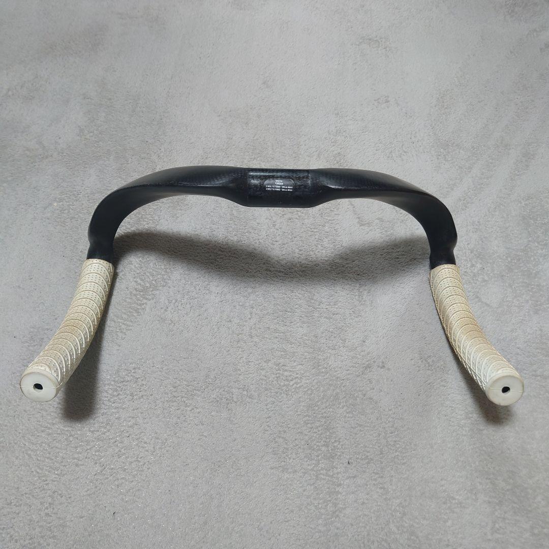 カーボンハンドル　370mm ピスト　トラックレーサー　即日発送