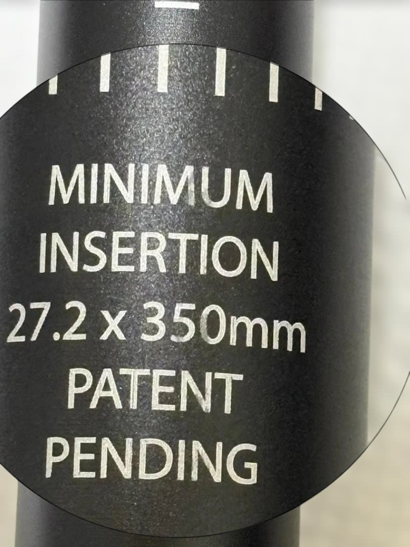REDSHIFT 自転車用サスペンションシートポスト27.2mm x 350mm
