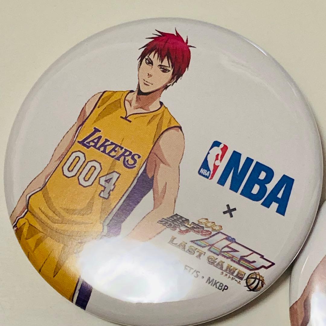 美品✳️劇場版『LASTGAME×NBA 黒子のバスケ コラボ缶バッジ 全8個』