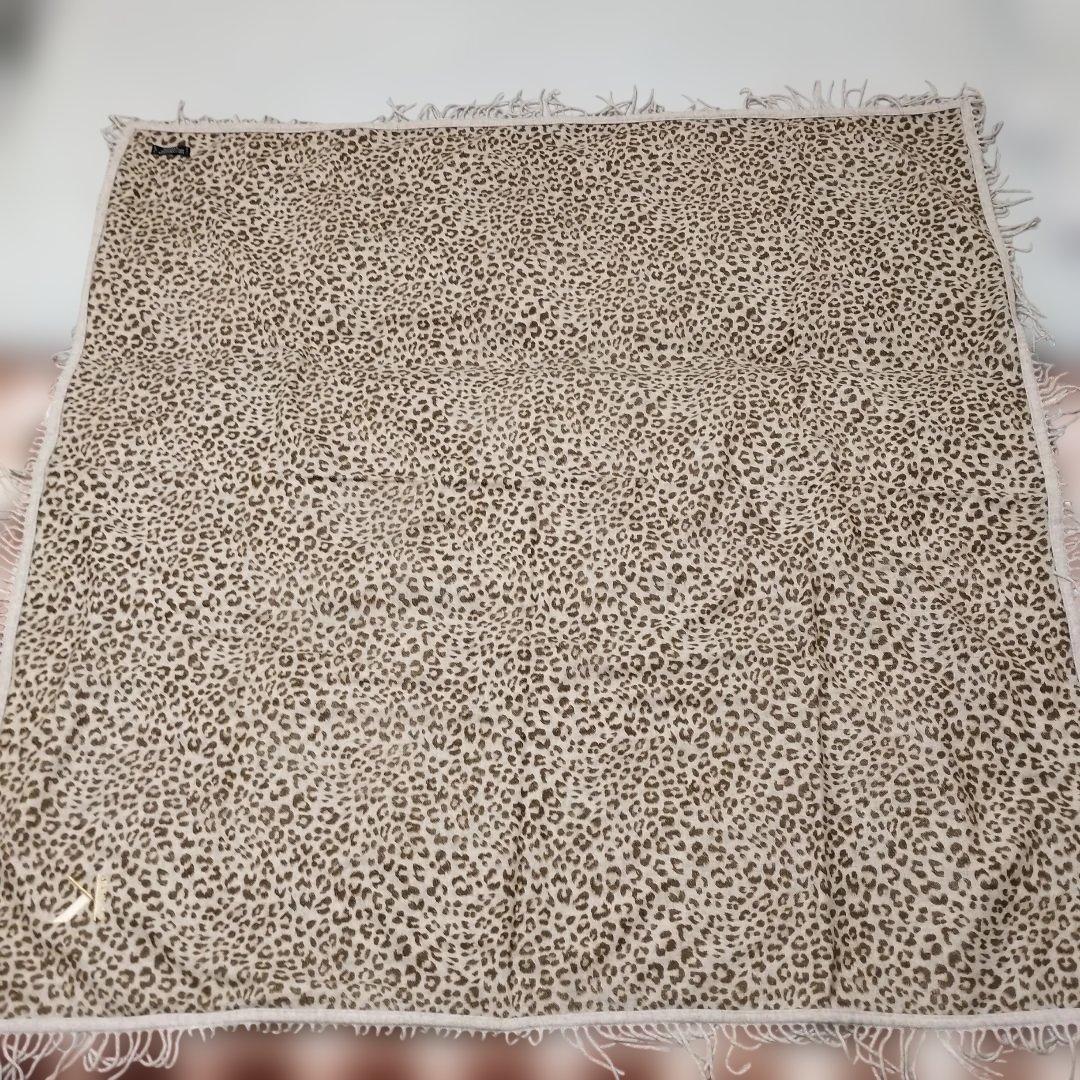 K OF KRIZIA　カシミヤ混ウールブランケット　膝掛け　マルチカバー　美品