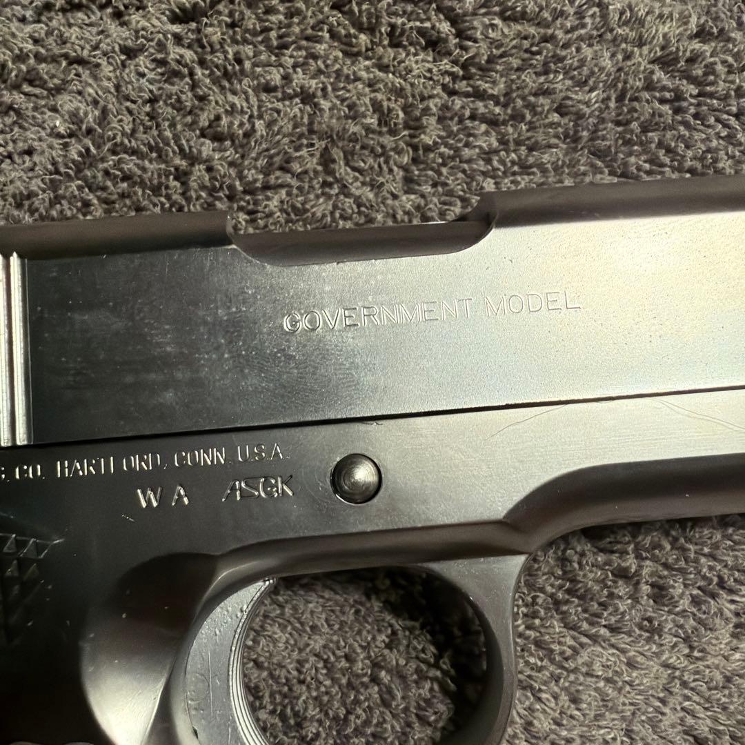 WAのガスブローバックガン コルトガバメント　シリーズ80 MK.Ⅳ ジャンク