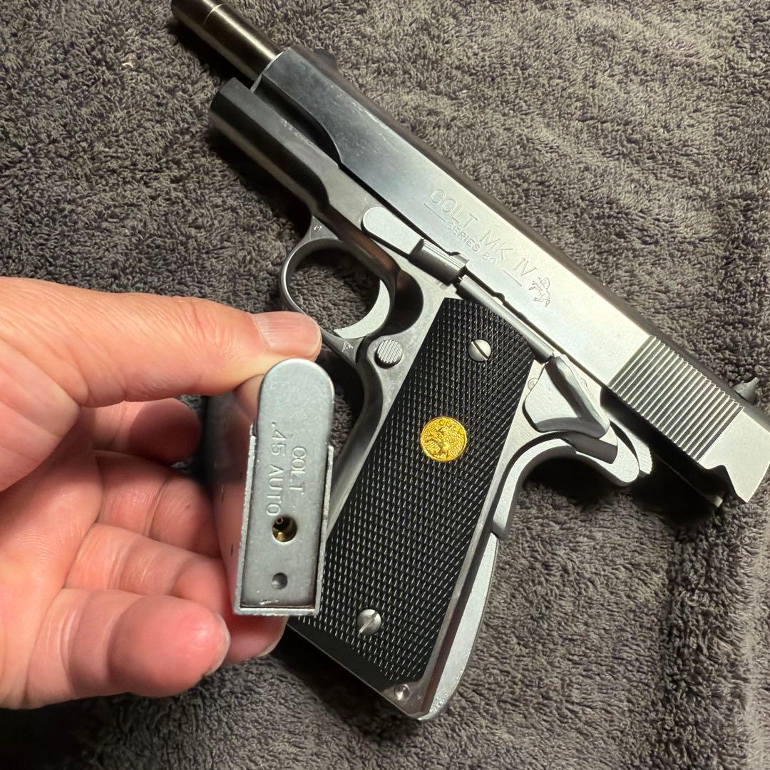 WAのガスブローバックガン コルトガバメント　シリーズ80 MK.Ⅳ ジャンク