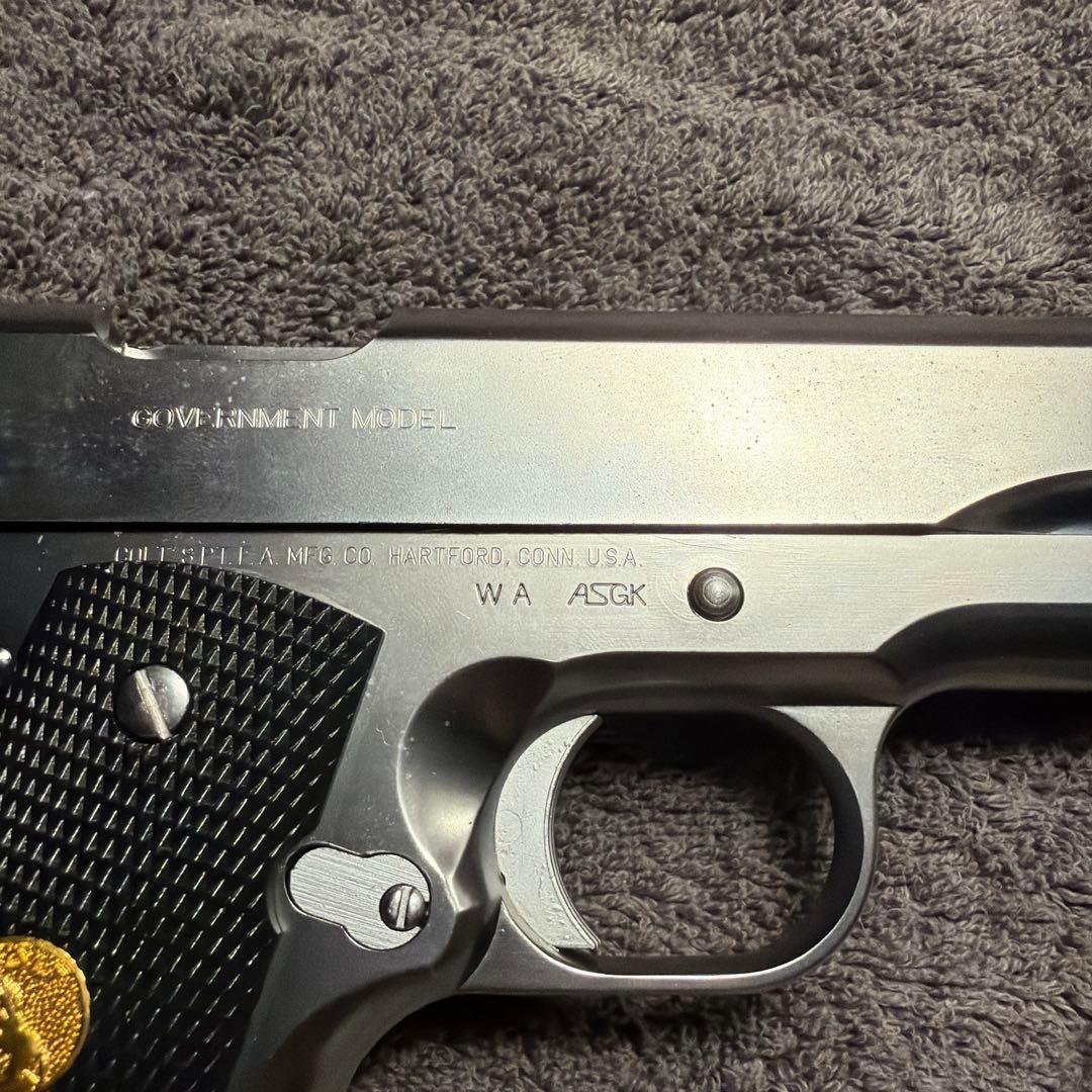 WAのガスブローバックガン コルトガバメント　シリーズ80 MK.Ⅳ ジャンク