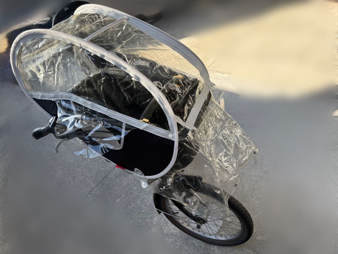 前後チャイルドシート付き非電動自転車