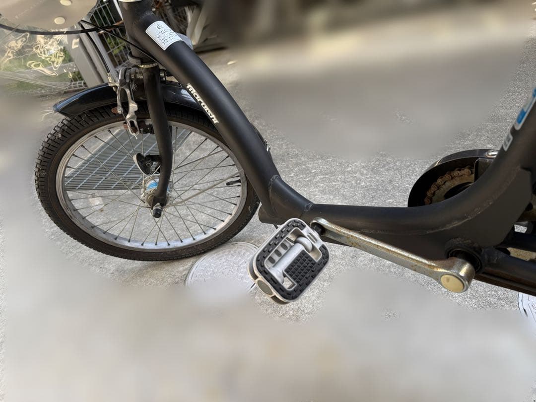 前後チャイルドシート付き非電動自転車