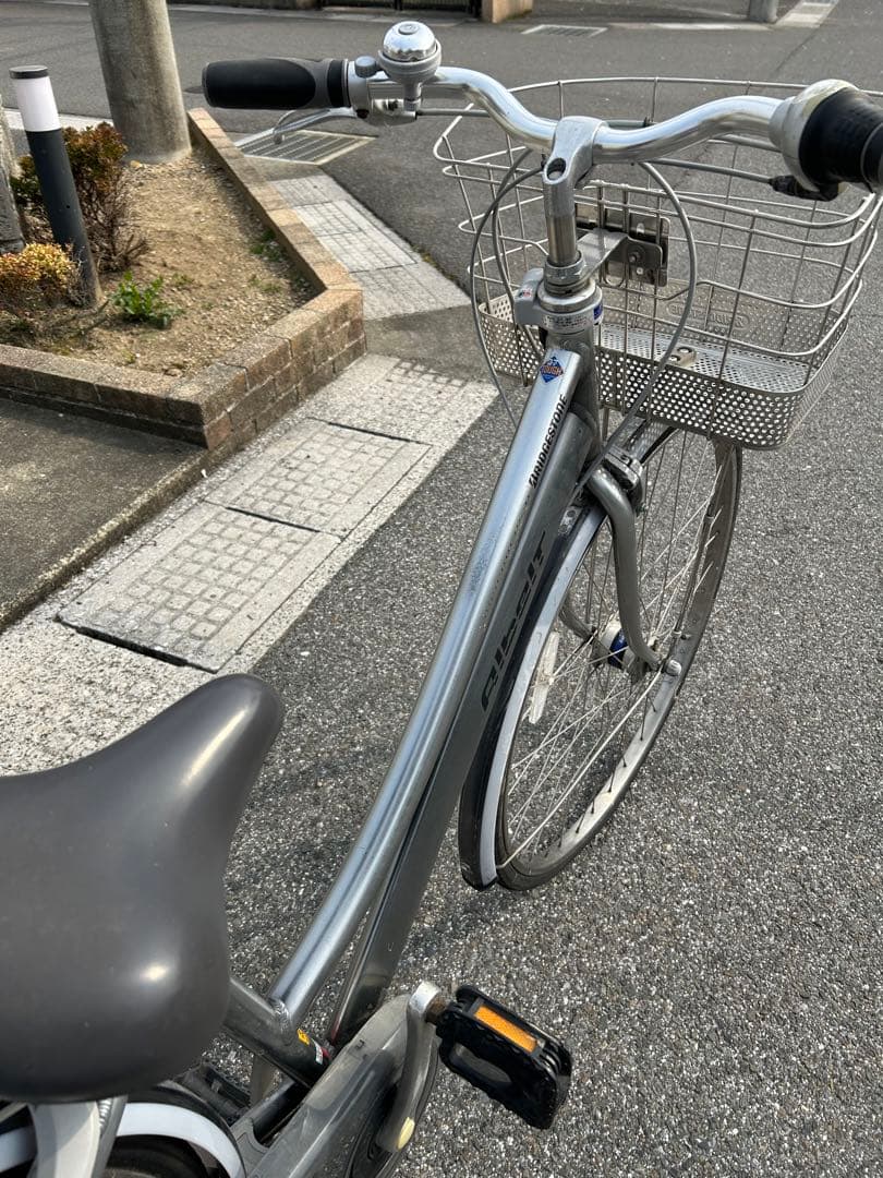 【！直接お取引のみ！】ブリヂストンアルベルト27インチシルバー