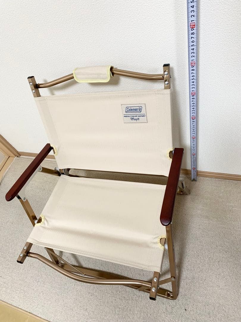 ヒ*コ様 Coleman Mighty アウトドアチェア クリーム色　折り畳み
