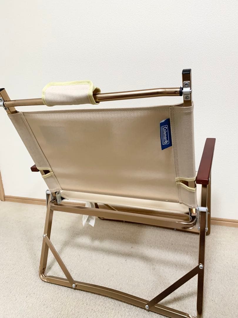 ヒ*コ様 Coleman Mighty アウトドアチェア クリーム色　折り畳み
