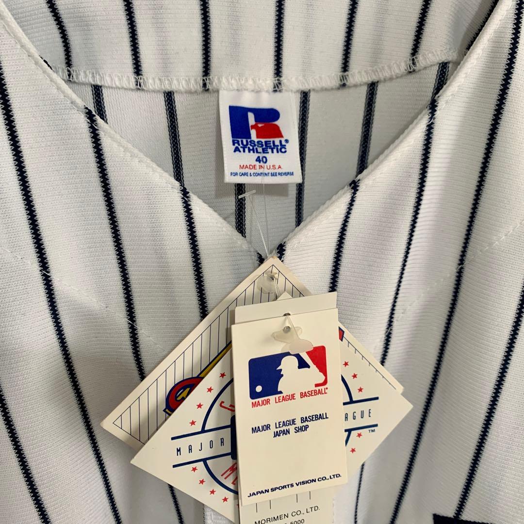90s MLB ニューヨーク ヤンキース ラッセル ユニフォーム　未使用