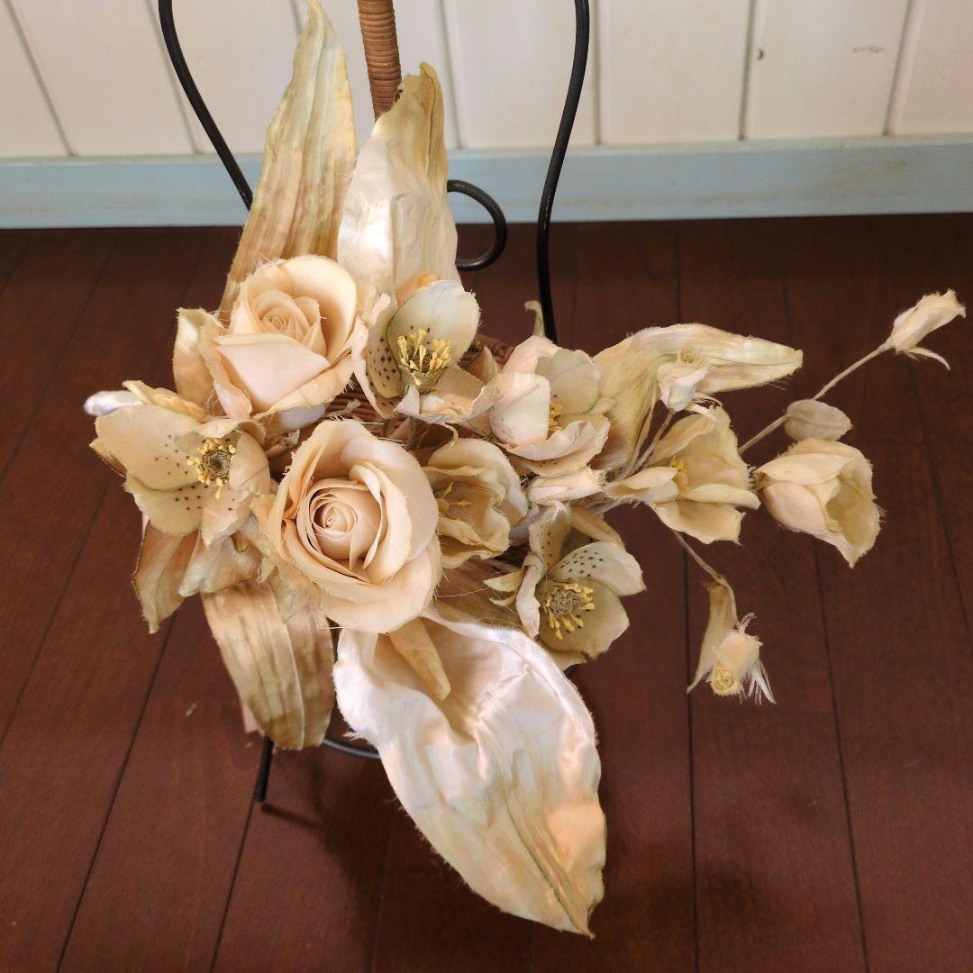 ★布花（アートフラワー）花束る　11
