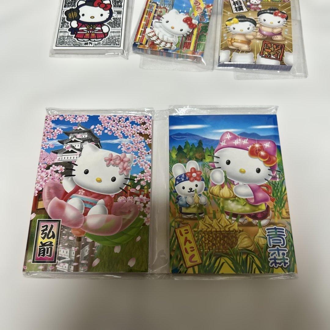 ハローキティ サンリオ　ご当地　メモ帳セット　青森県　富山県　相撲7冊