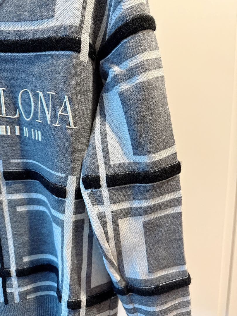 美品★ MARK&LONA ニット 保温 セーター グレー マーク&ロナ 正規品