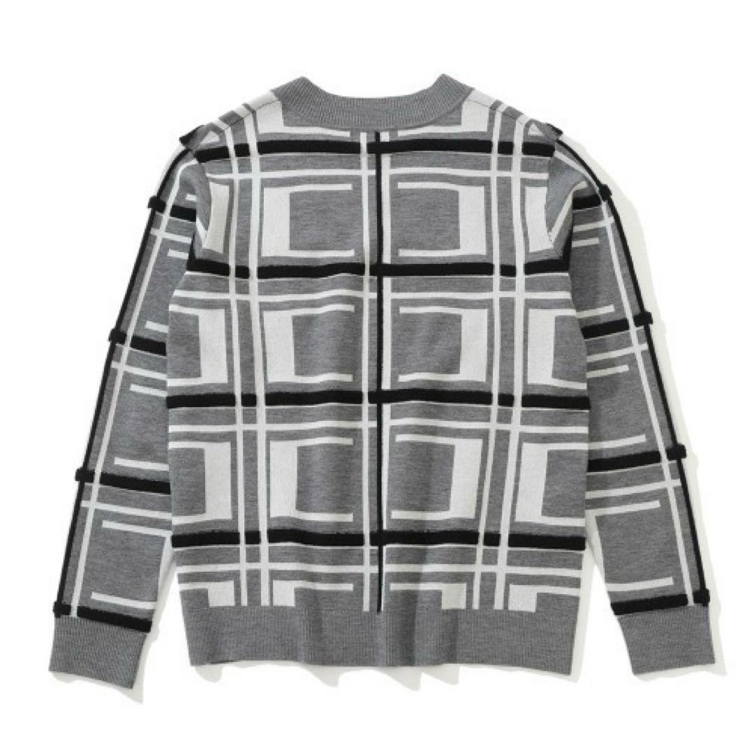 美品★ MARK&LONA ニット 保温 セーター グレー マーク&ロナ 正規品