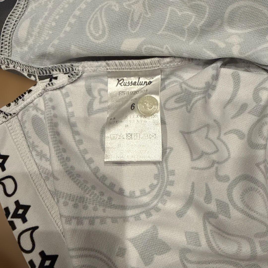 Russelunoラッセルノ　CRAZY PAISLEY POLO ゴルフウェア