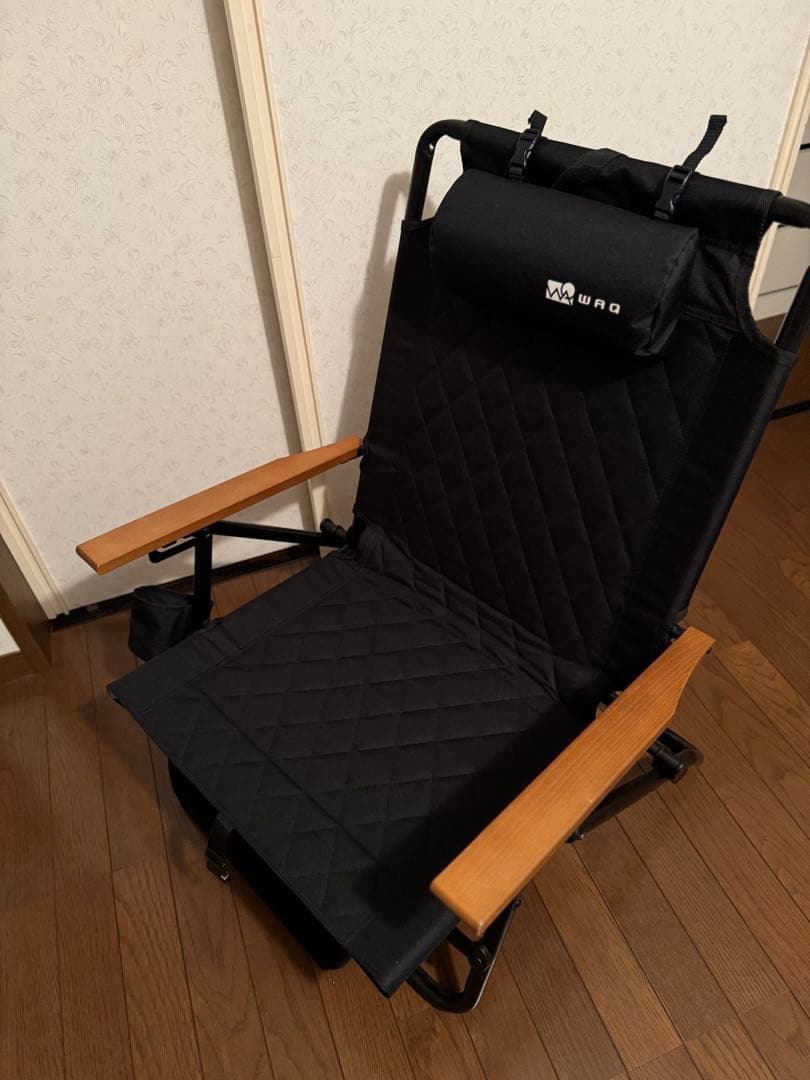 WAQ リクライニングローチェア ブラック