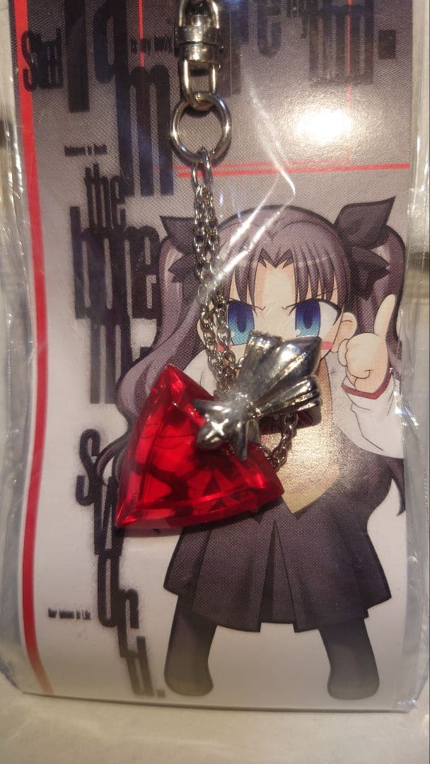 セット Fate stay night 凛のペンダント型 キーホルダー チャーム