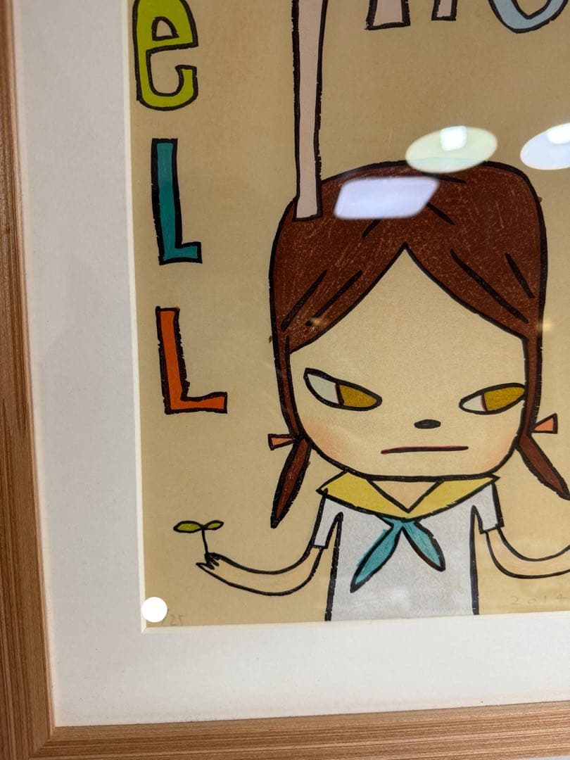 奈良美智 木版画 Tell Me