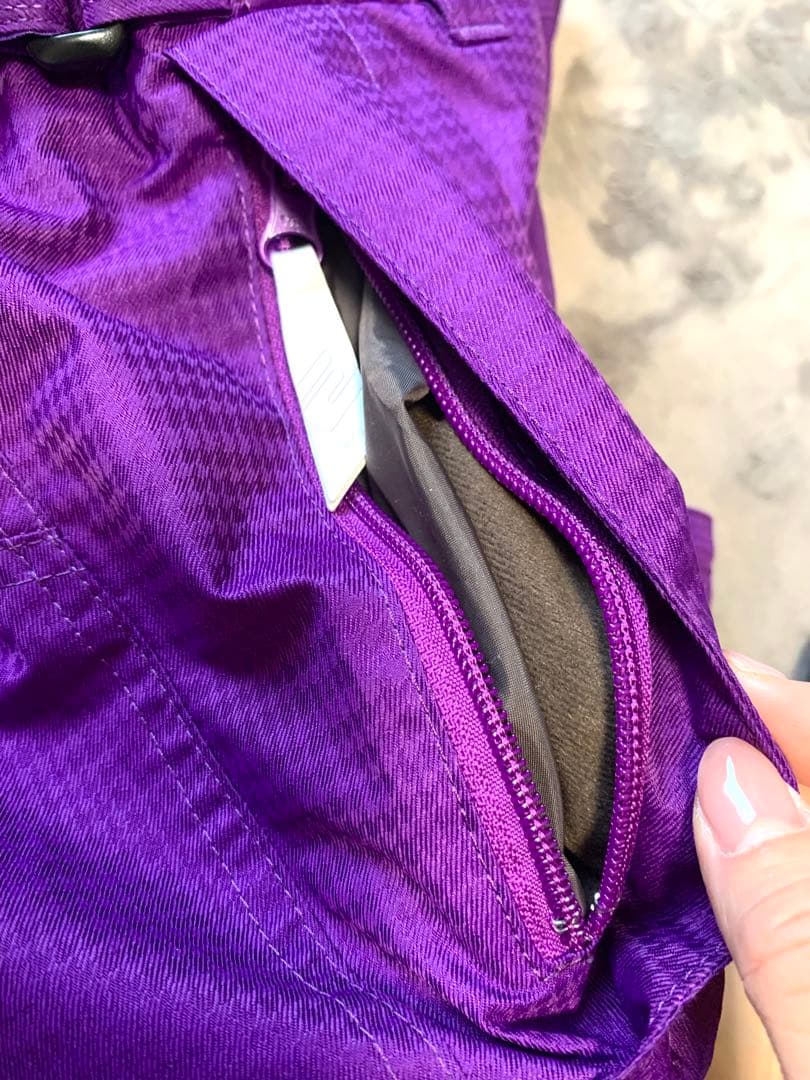 ESTIVOエスティボ スキースノボ ウェア パープル ボトムス パンツ 美品①