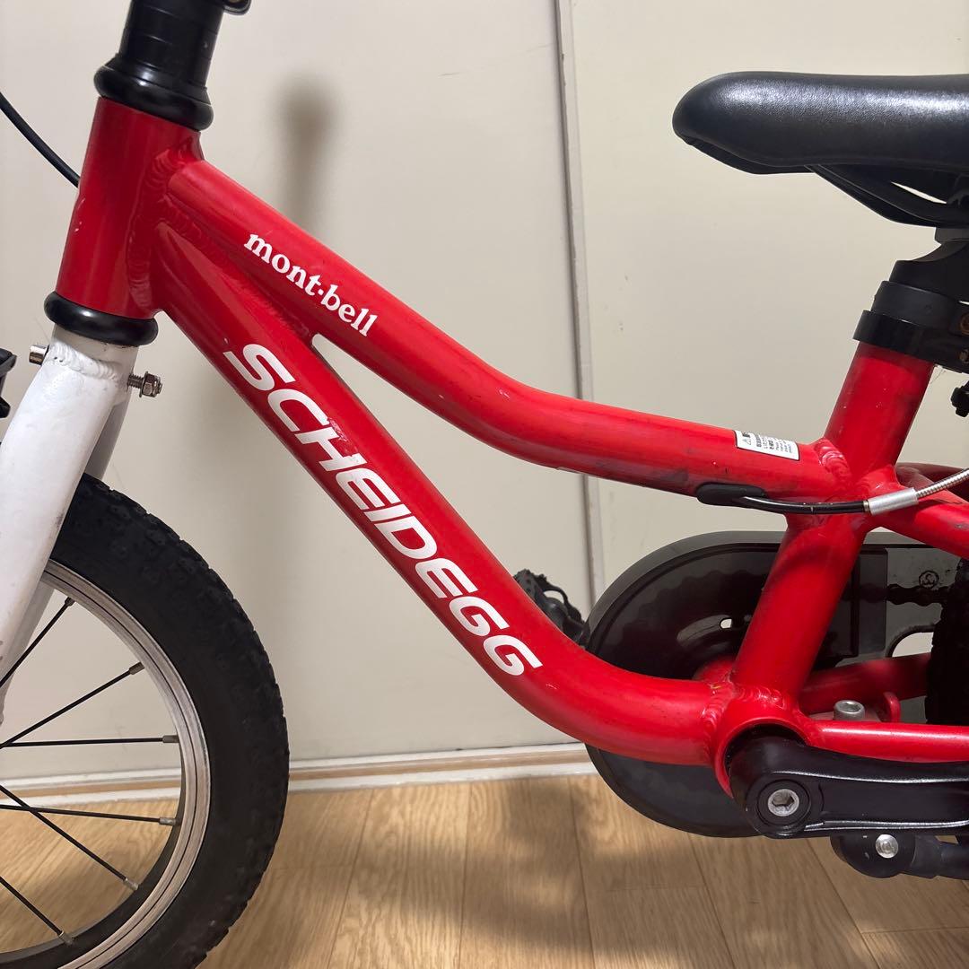 mont-bell 自転車 子供用 14インチSCHEIDEGG モンベル　赤