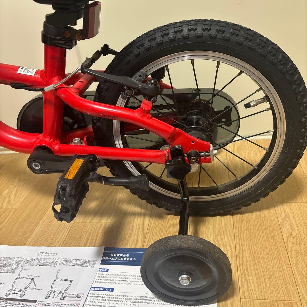 mont-bell 自転車 子供用 14インチSCHEIDEGG モンベル　赤