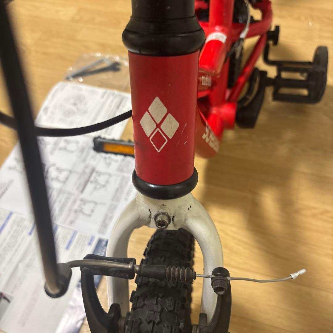 mont-bell 自転車 子供用 14インチSCHEIDEGG モンベル　赤