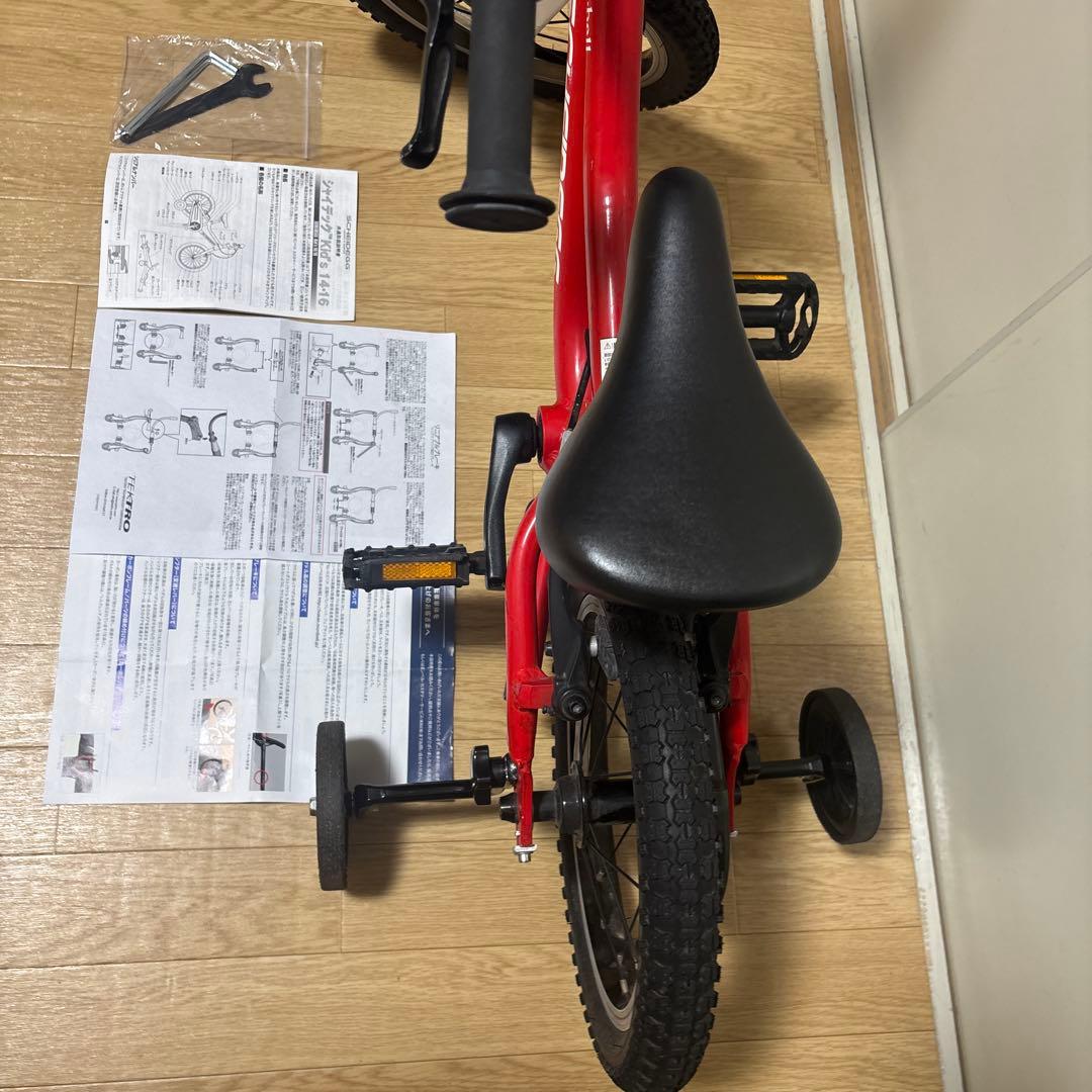 mont-bell 自転車 子供用 14インチSCHEIDEGG モンベル　赤