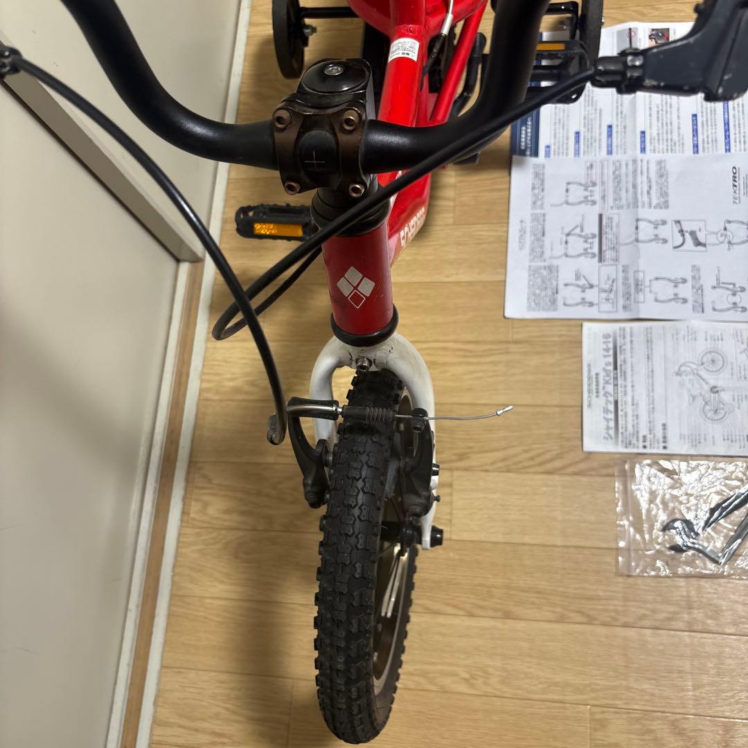 mont-bell 自転車 子供用 14インチSCHEIDEGG モンベル　赤