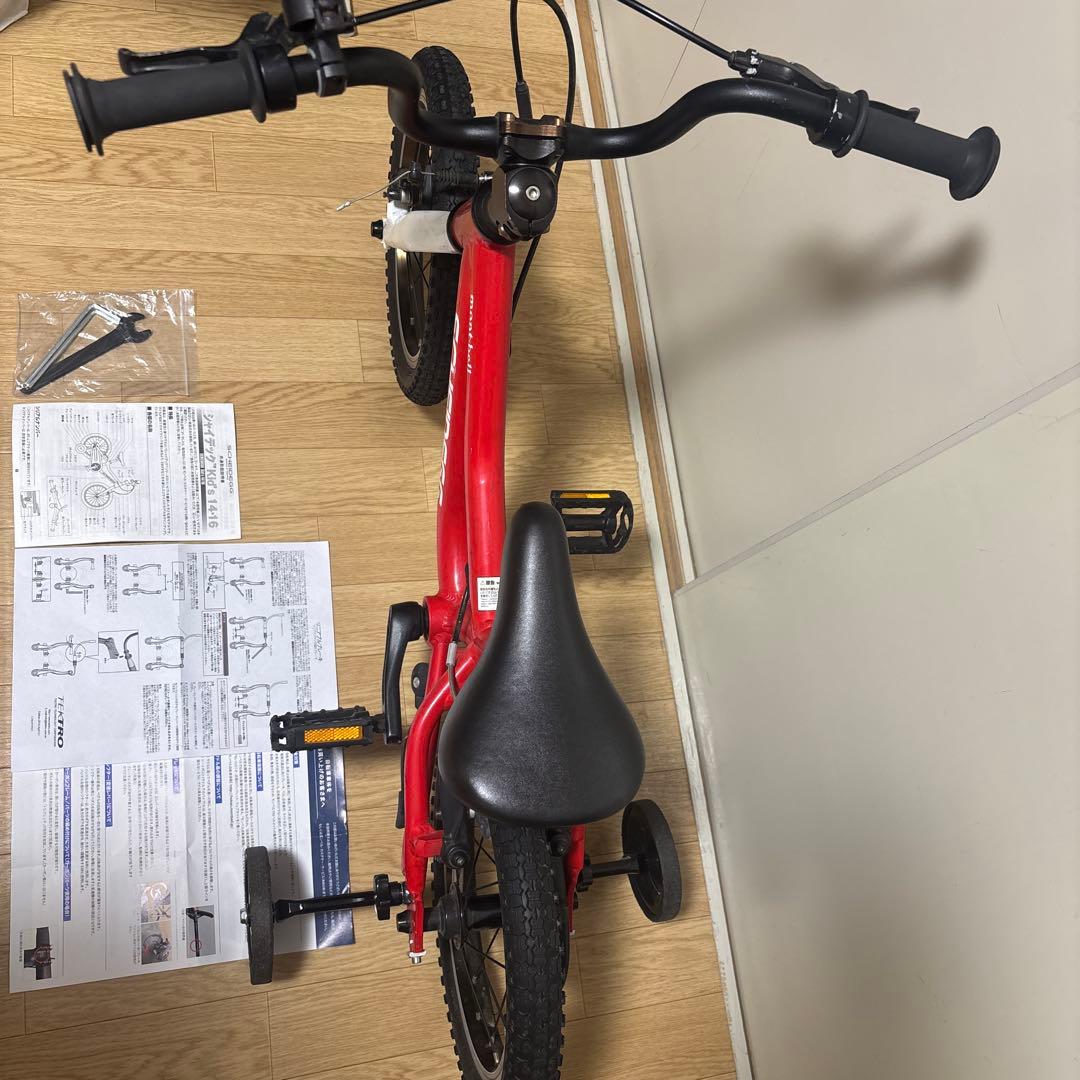 mont-bell 自転車 子供用 14インチSCHEIDEGG モンベル　赤