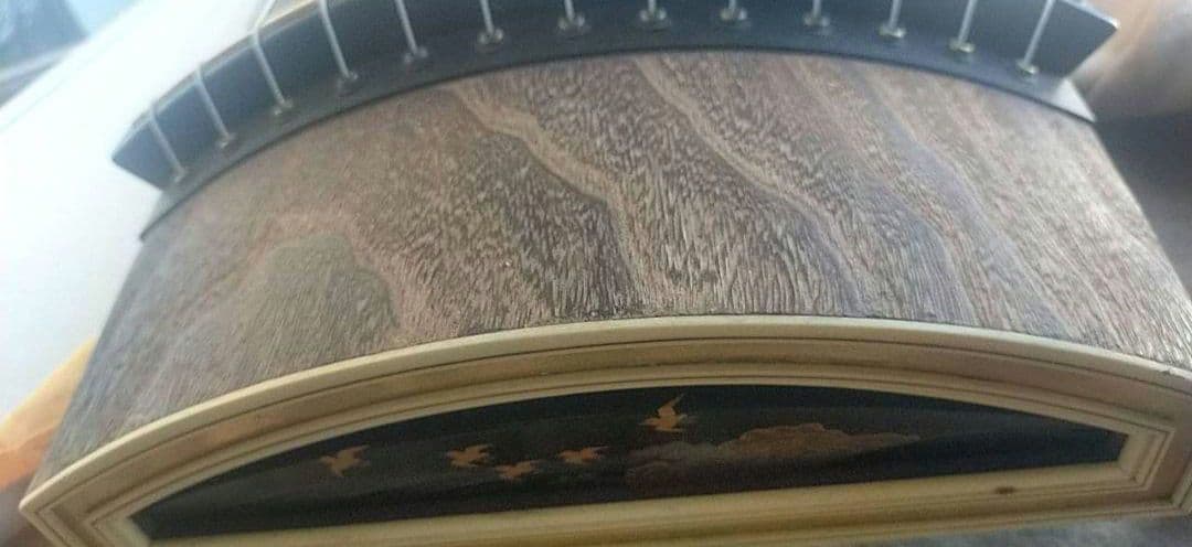お琴　筝　筝柱付き