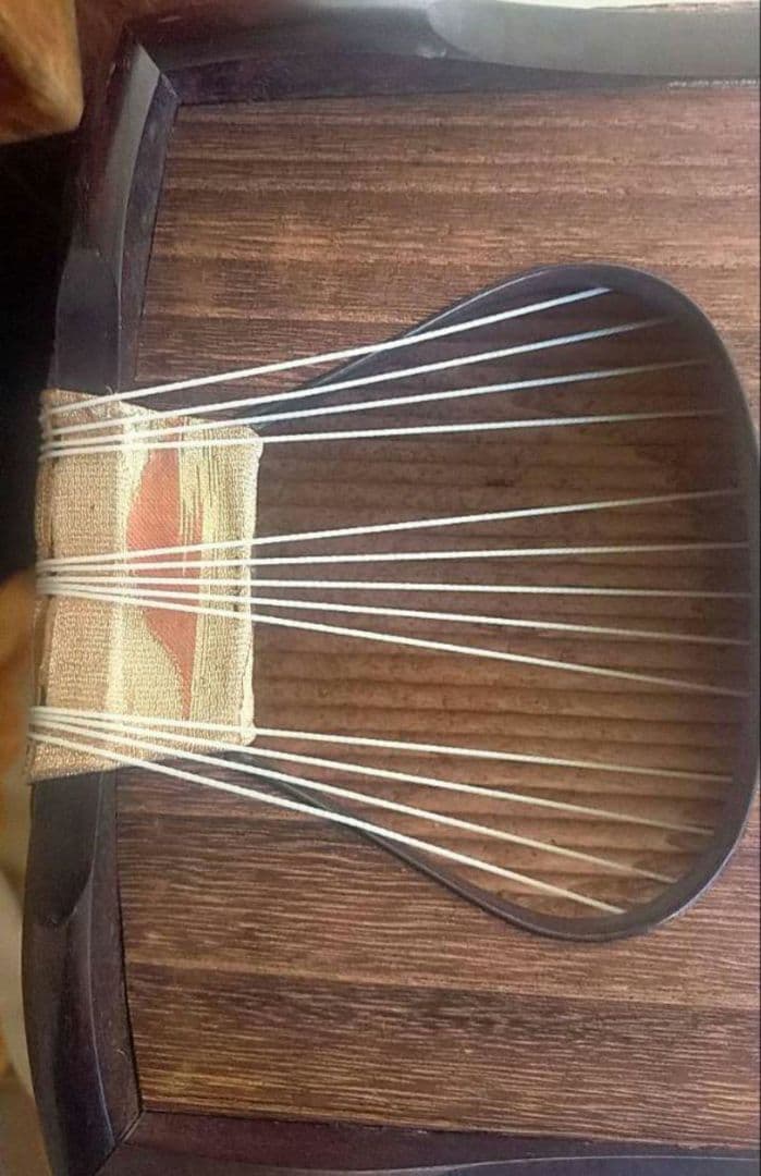 お琴　筝　筝柱付き