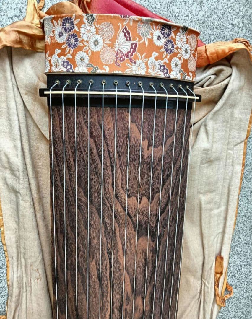 お琴　筝　筝柱付き
