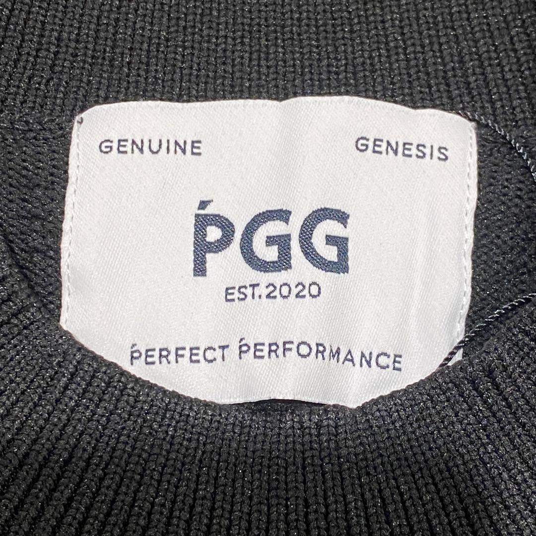 【未使用】定価3.5万円 PGG ロゴニット ブラック レディース Mサイズ