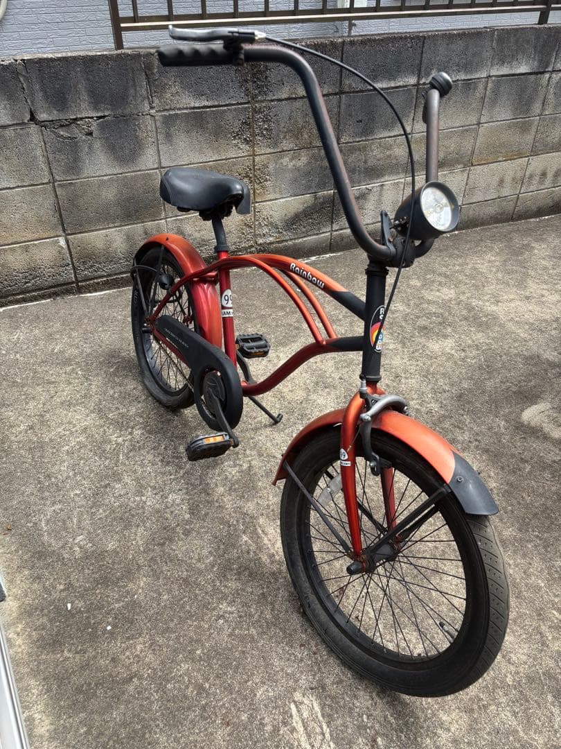 未整備　Rainbow ビーチクルーザー 自転車