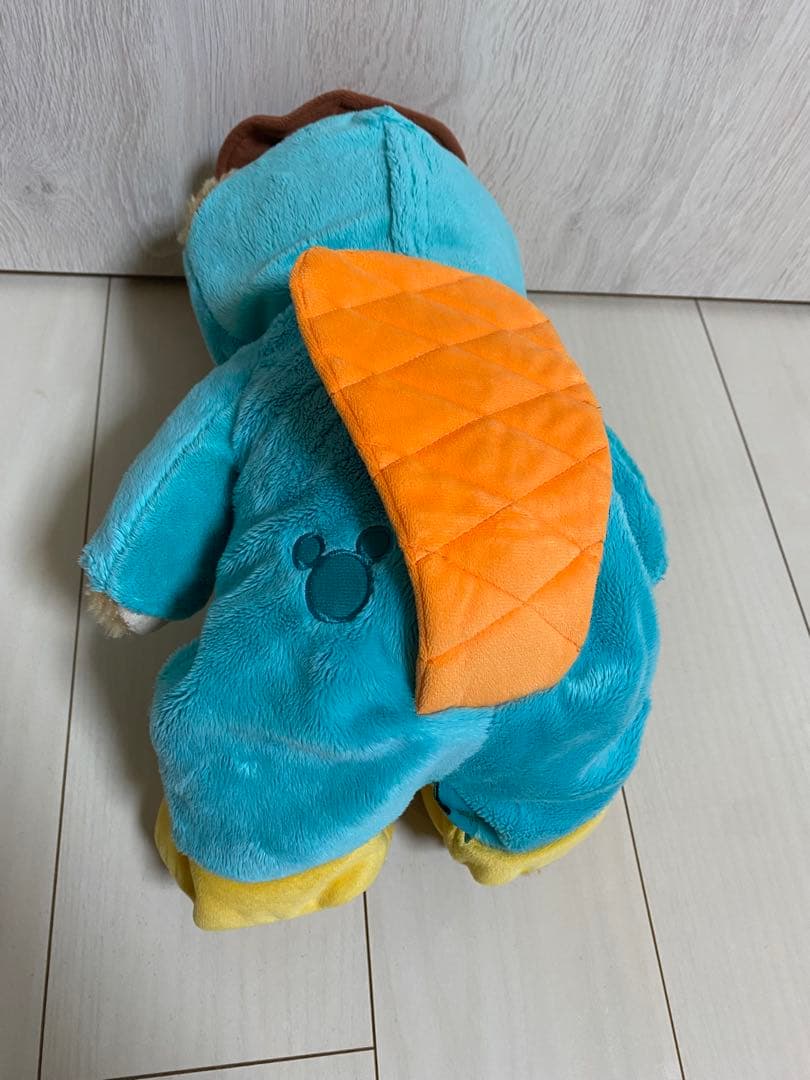 希少 ダッフィー カモノハシペリー ぬいぐるみ ディズニー 限定品 コスチューム