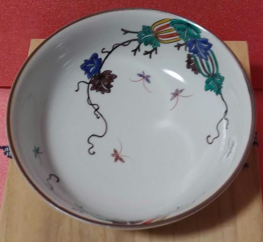 【おもてなし食器】【新品】九谷焼菓子鉢　日展作家【北村隆作】⑥