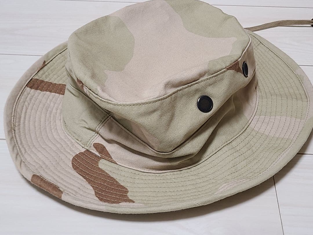 【希少サイズ】90's U.S ARMY 米軍実物 デザートカモ ブーニーハット