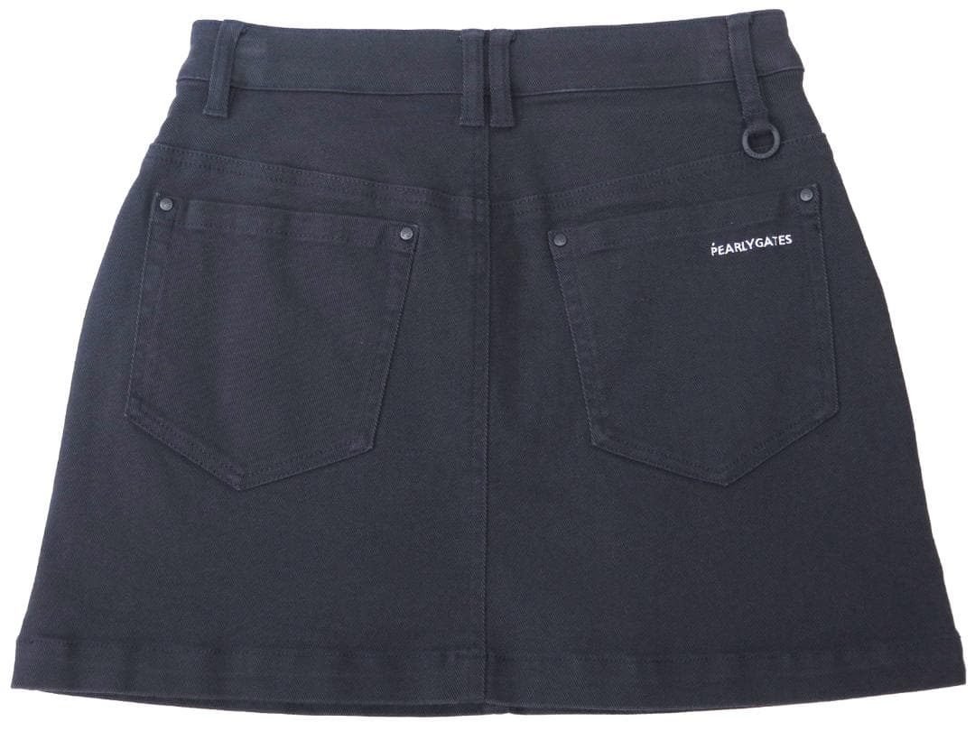 新品● パーリーゲイツ ●パワフルコットンストレッチ スカート　濃紺/L