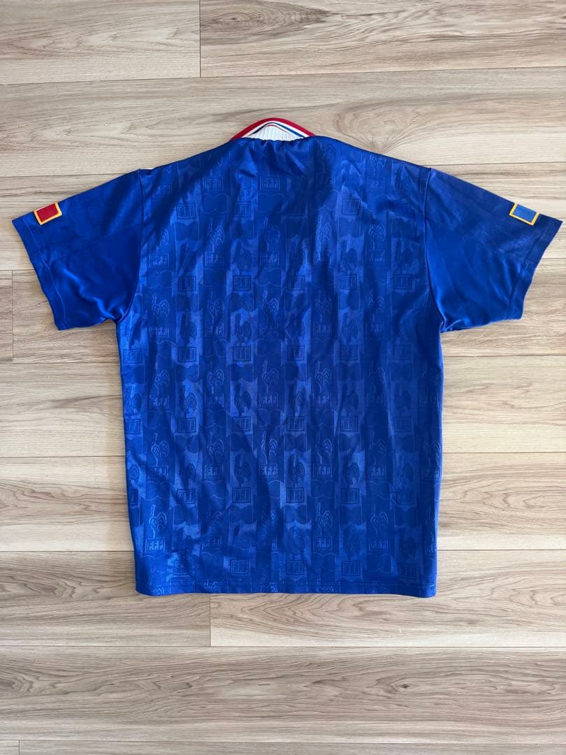 S*s様 【中古】フランス代表 サッカー　ユニホーム　Mサイズ90s adida
