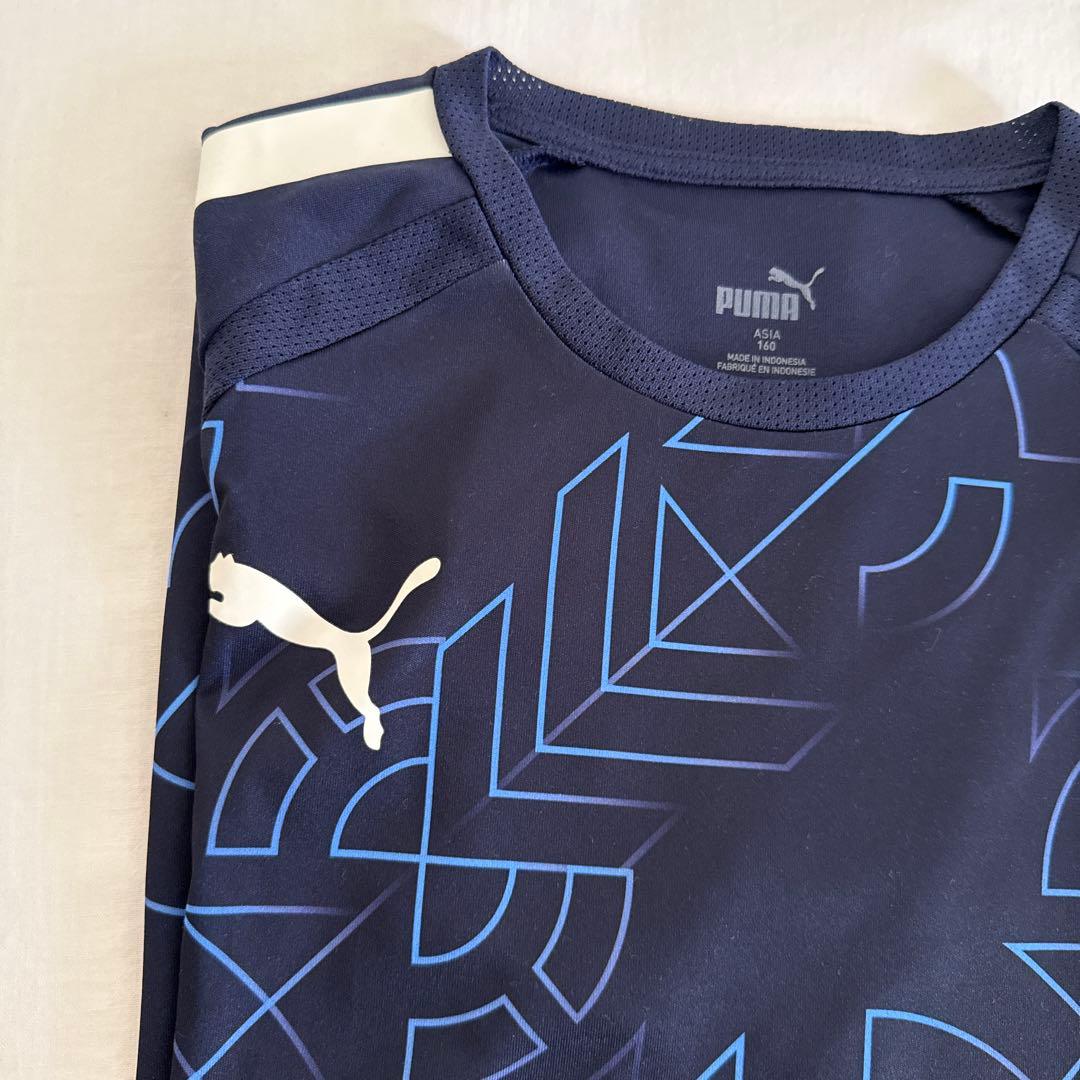 ＊PUMA＊サッカーTEAMLIGA＊ネイビー＊160