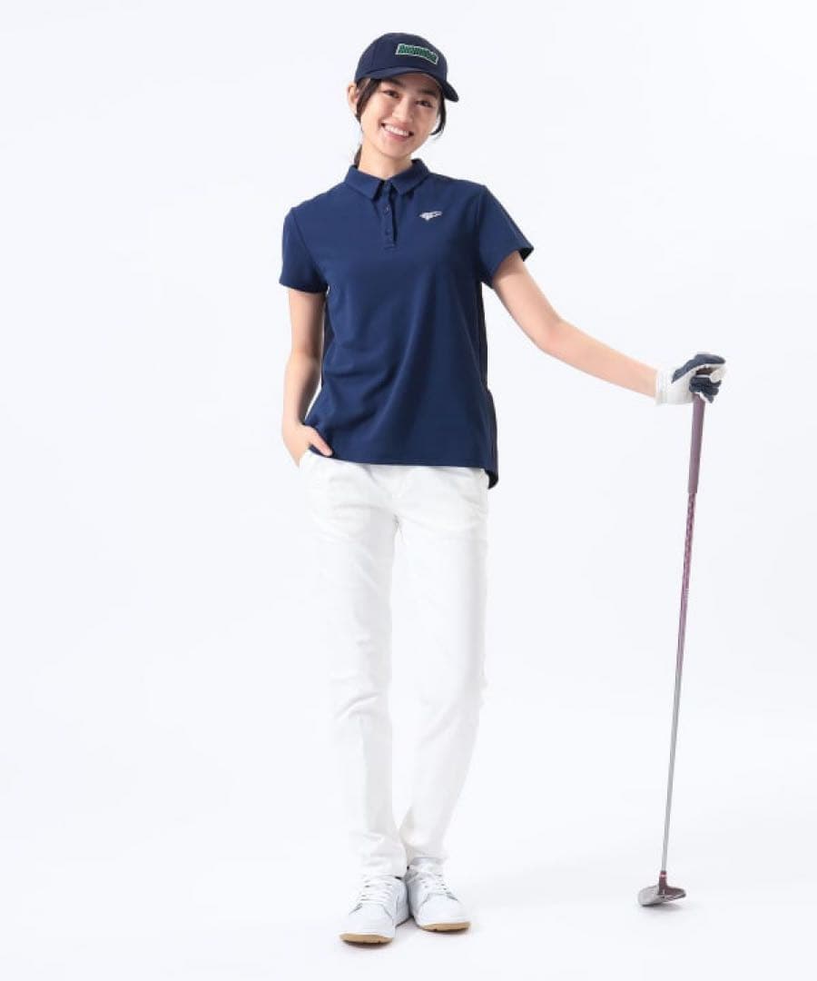 ☆BEAMS GOLF☆ バックティアードポロシャツ ネイビー　size M
