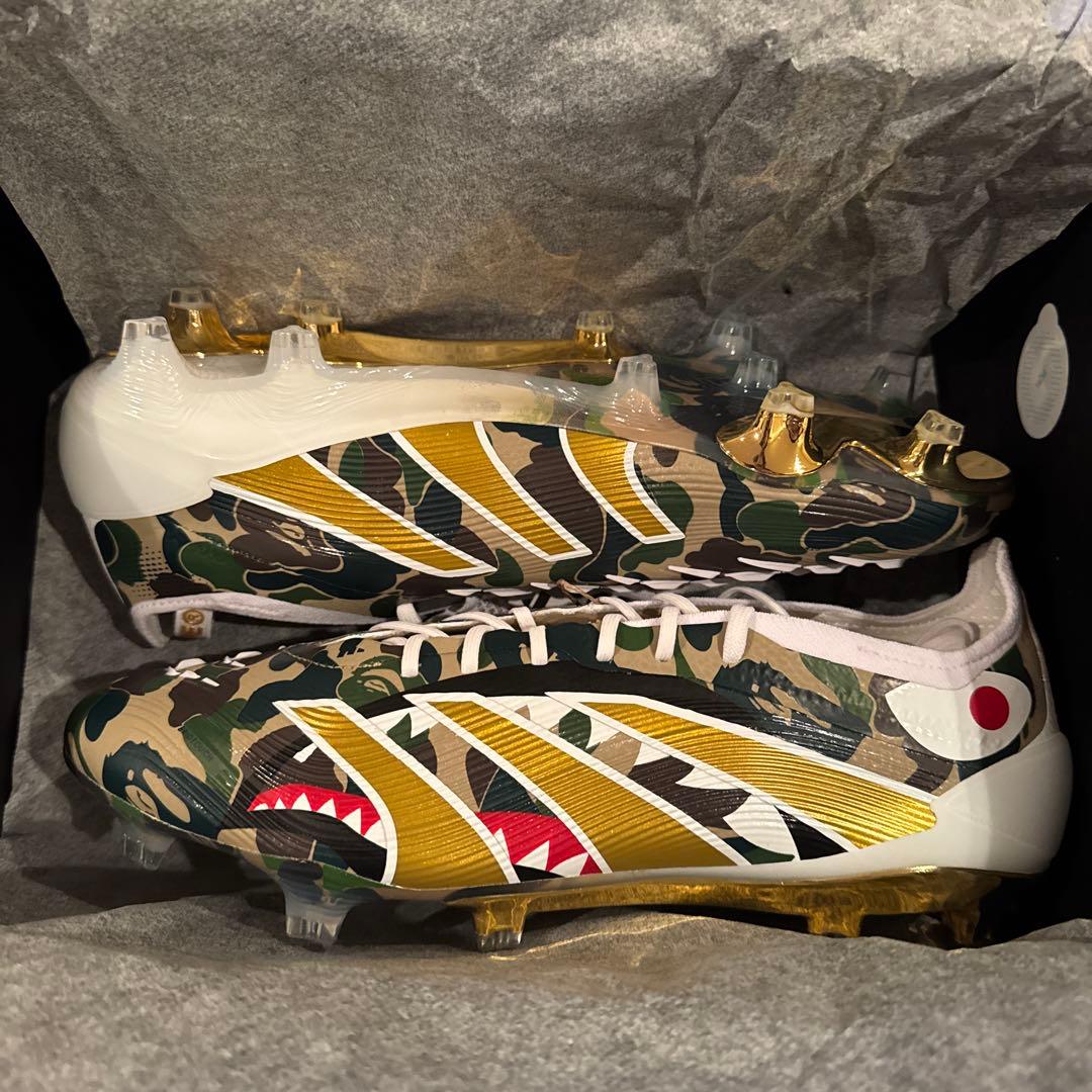 26cm BAPE ADIDAS プレデターエリートフォールディングタン FG